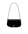 Saint Laurent Voltaire Mini Smooth Leather Shoulder Bag In Black