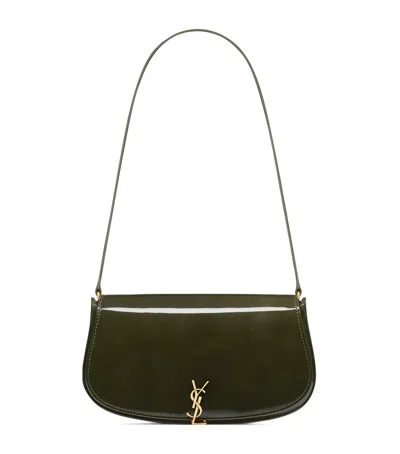 Saint Laurent Mini Voltaire Shoulder Bag In Green