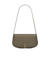 Saint Laurent Voltaire Mini Leather Shoulder Bag In Green