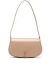 Saint Laurent Mini Voltaire Shoulder Bag In Neutrals