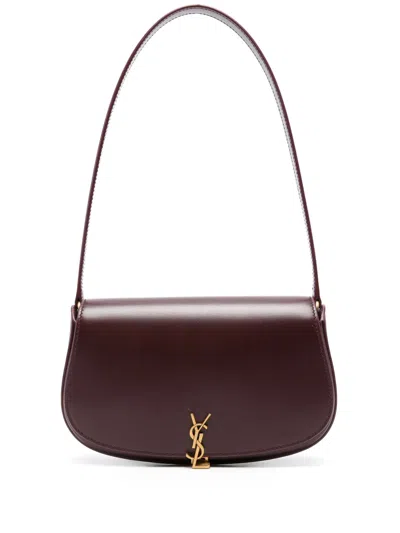 Saint Laurent Mini Voltaire Shoulder Bag In Red