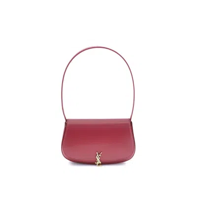 Saint Laurent Mini Voltaire Shoulder Bag In Red