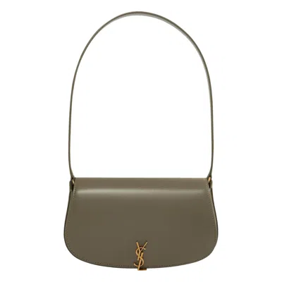 Pre-owned Saint Laurent Mini Voltaire Shoulder Bag 'strong Moss' | Green | Women's Size Onesize