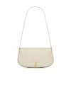 Saint Laurent Mini Voltaire Shoulder Bag In White
