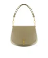 Saint Laurent Ysl Top-handle Bag In Smooth Leather In Brown