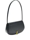 Saint Laurent Voltaire Mini Leather Shoulder Bag In Blue