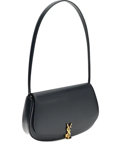 Saint Laurent Mini Volteire Shoulder Bag In Blue