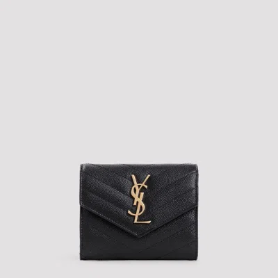 Saint Laurent Mini Wallet - Compact Elegance In Black