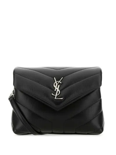 Saint Laurent Minibag Mono With Removable Tassels In Black