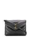 Saint Laurent Women Loulou Toy Leather Mini Bag In Black
