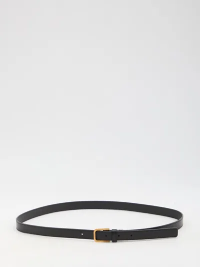 SAINT LAURENT MINIMALIST BELT