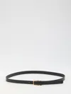Saint Laurent Minimalist Belt In Black