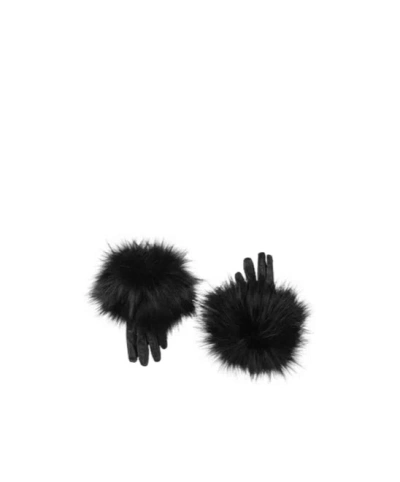 Saint Laurent Minimalist Leather Gloves In Black
