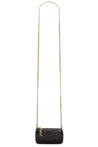 Saint Laurent Mirco Sade Tube Bag In Nero