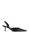 Saint Laurent Misty Slingback Pump In Black