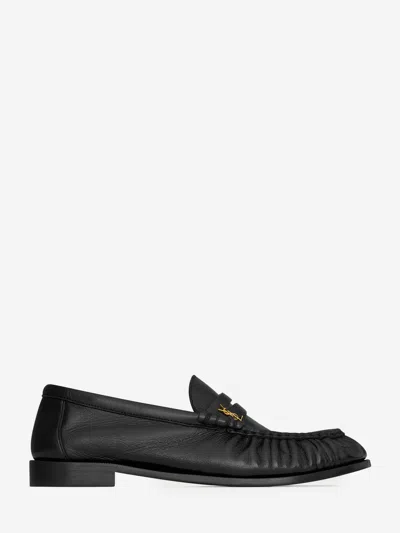Saint Laurent Mocassini Le Loafer In Black