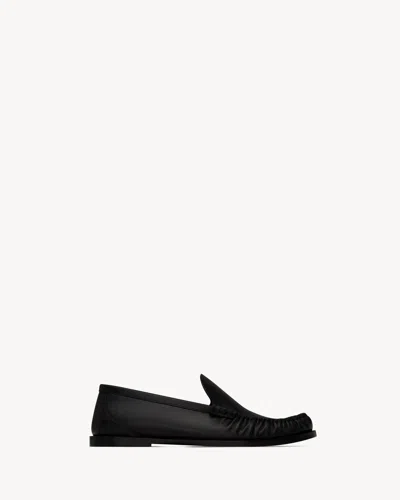 Saint Laurent Moccasin Laurent In Black