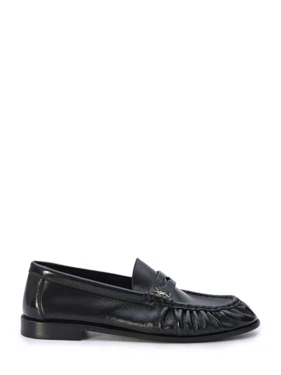 Saint Laurent Moccasins In Black