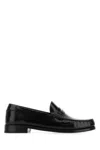 Saint Laurent Le Loafer Moccasins In Shiny Leather Scarpe Basse Black In Black