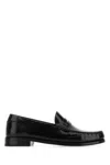 Saint Laurent Le Loafer Moccasins In Shiny Leather Scarpe Basse Black In Black