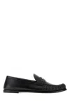 Saint Laurent Le Loafer Loafers In Polished Wrinkled Leather In Black