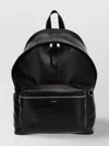 Saint Laurent Modern City Backpack Silver Hardware In Black