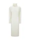 Saint Laurent Men's Extra-long Turtleneck Sweater In Mohair In White