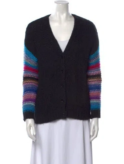 Pre-owned Saint Laurent Mohair Printed Sweater In Multi