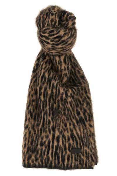SAINT LAURENT MOHAIR SCARF