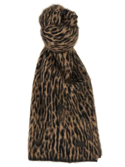 SAINT LAURENT MOHAIR SCARF