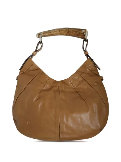 Pre-owned Saint Laurent Mombasa Handbag In Brown