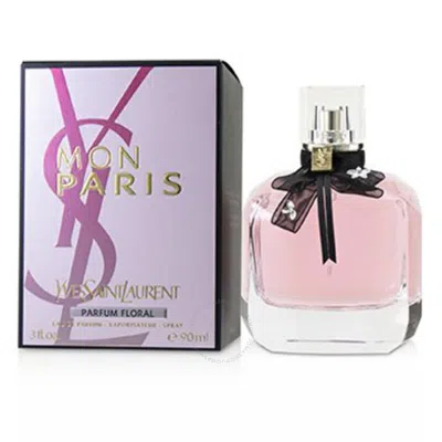Saint Laurent Mon Paris Floral / Ysl Edp Spray 3.0 oz (90 Ml) (w) In Orange/red