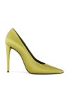 Saint Laurent Monceau Pump In Kaki Green