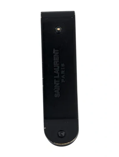 Pre-owned Saint Laurent Money Clip In Black