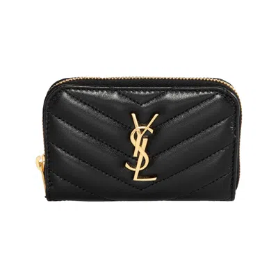 Pre-owned Saint Laurent Mono Wallet 'black' | Women's Size Onesize
