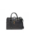 Saint Laurent Monogram Baby Cabas Bag In Black