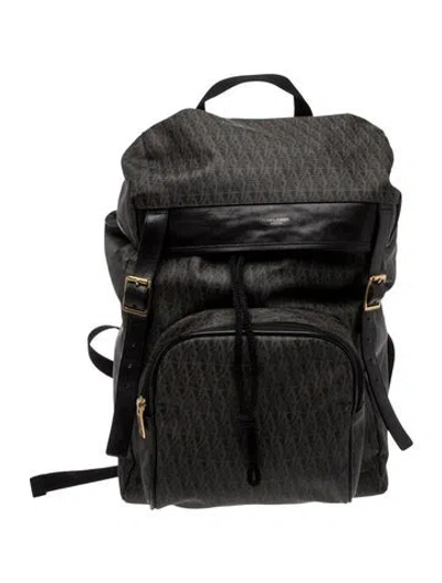 Pre-owned Saint Laurent Monogram Backpack In Brown