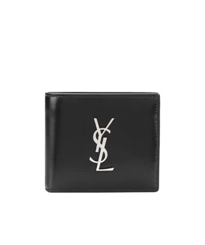 Saint Laurent Monogram Bifold Wallet In Black