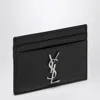 Saint Laurent Monogram Black Credit Card Holder Men In Black