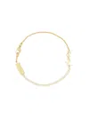 Saint Laurent Monogram Bracelet In Gold