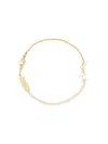 Saint Laurent Monogram Bracelet In Gold