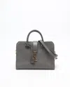 Saint Laurent Monogram Cabas Medium Bag In Gray