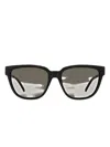 Saint Laurent Monogram Cat-eye Sunglasses In Black