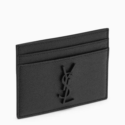 Saint Laurent Monogram Black Credit Card Holder Men