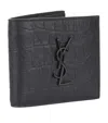 Saint Laurent Monogram Crocodile Effect Wallet