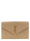 Saint Laurent Monogram Crossbody Bags Beige