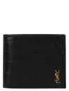 Saint Laurent 'monogram East/west' Wallet In Black