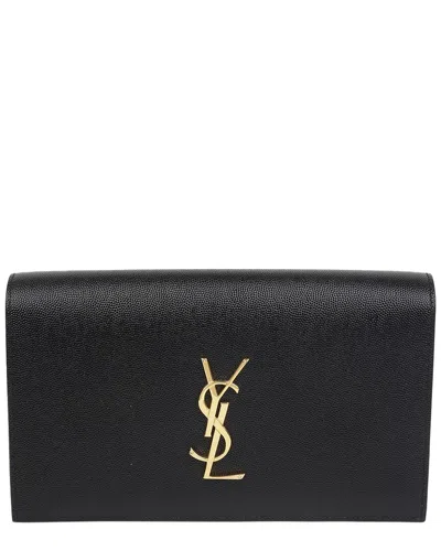 Saint Laurent Monogram Flap Clutch (authentic Pre-loved)