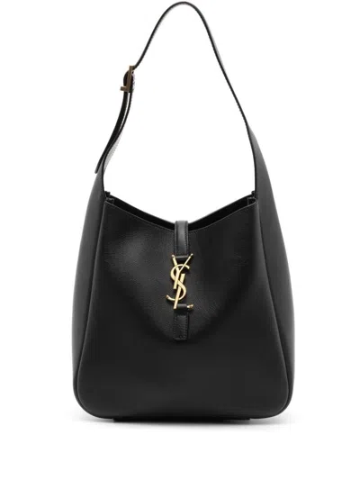 Saint Laurent Monogram Le 5 À 7 Shoulder Bag In Black