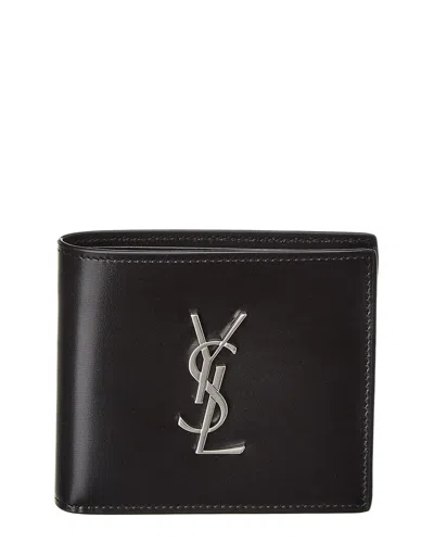 SAINT LAURENT SAINT LAURENT MONOGRAM LEATHER WALLET